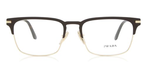 Prada PR 58ZV Asian Fit 01U1O1 Men's Eyeglasses Gold  55 - Blue Light Block Available