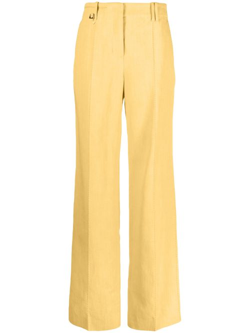 Le Pantalon Cordao flared trousers - Yellow