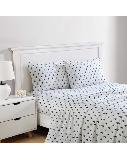 200 Thread Count Windtale Boat Cotton Percale Sheet Set