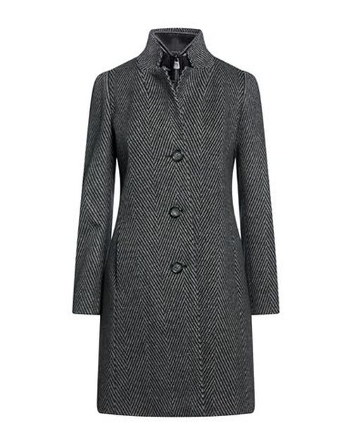 Woman Coat Black Size 10 Virgin Wool, Polyester, Polyamide