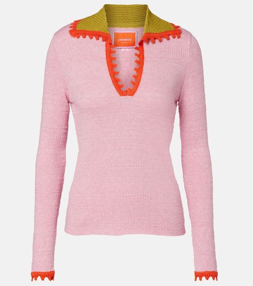 Picket cotton and wool sweater