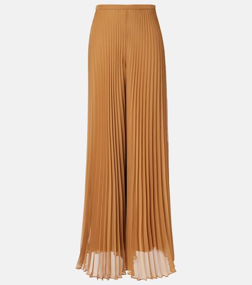 Grembo pleated wide-leg pants