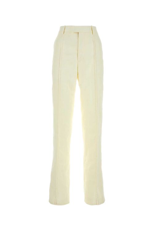 Linen Trousers — Beige