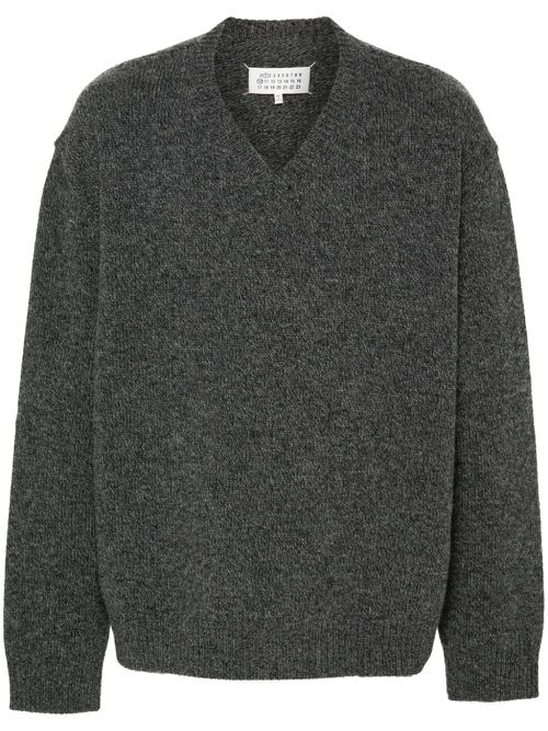 Mélange wool jumper - Grey
