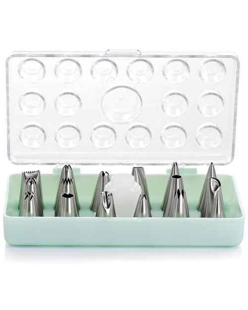 16pc Stainless Steel Assorted Cake Decorating Nozzles