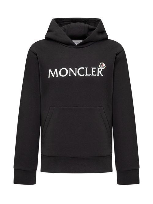 Boys Black Logo Hoodie