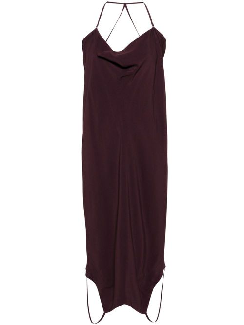 Upside Down crepe camisole dress - Purple
