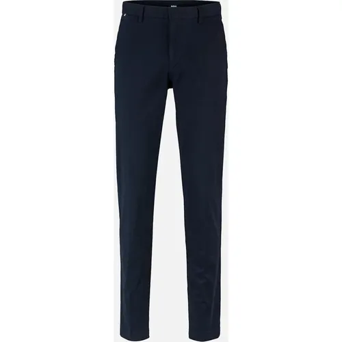 Men's BOSS Black Kaito 1 Trousers 404 Dk Blue - Size: 30