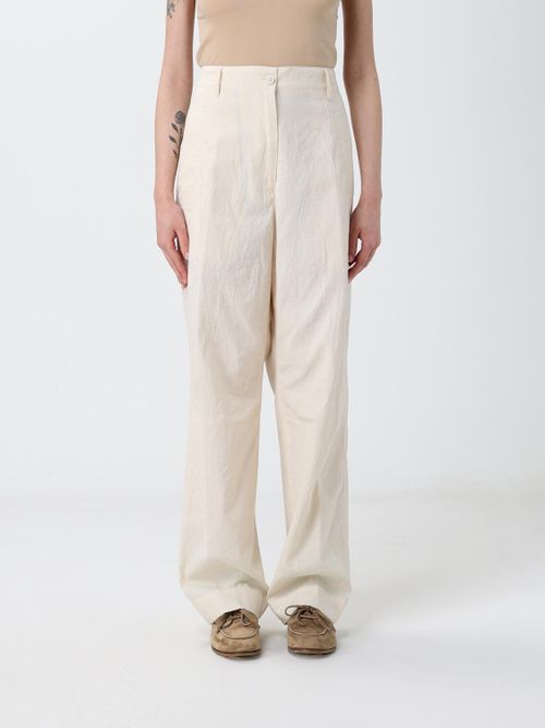 Pants Woman color Ecru