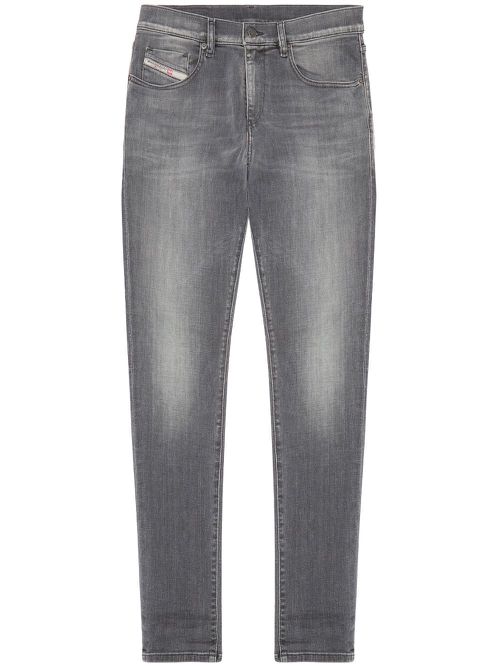 2019 D-Strukt low-rise slim-fit jeans - Blue