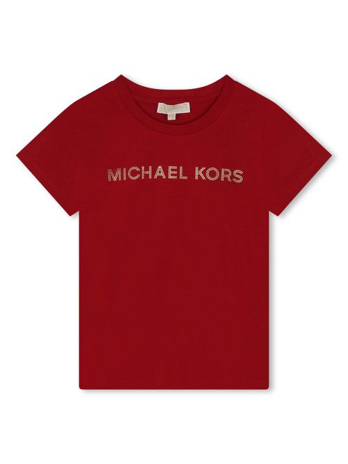 Logo-print crew-neck T-shirt - Red