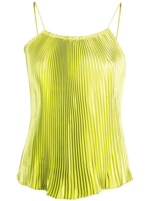 Green Green Deep Neckline Top