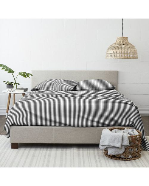 Premium Ultra Soft Ribbon Pattern 4Pc Bed Sheet Set