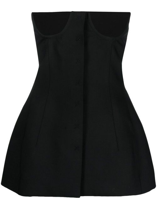 Strapless corset top - Black