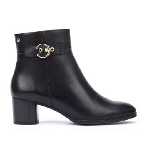 Pikolinos for woman. W1Z-8588 Calafat leather ankle boots black (36), 5 to 8 cm, Zip, Casual