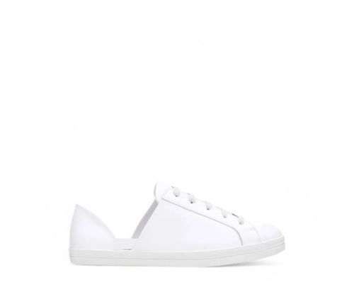 Women's Eda D'orsay Sneaker In White Calf