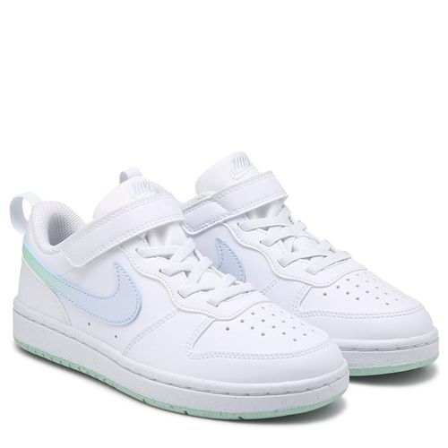 Kids' Court Borough Recraft Low Top Sneaker Little Kid Shoes (White/Mint/Blue)
