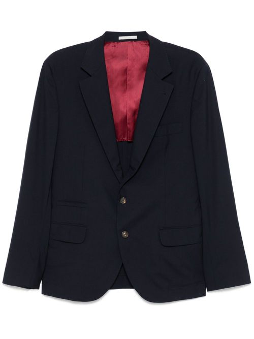 Single-breasted blazer - Blue