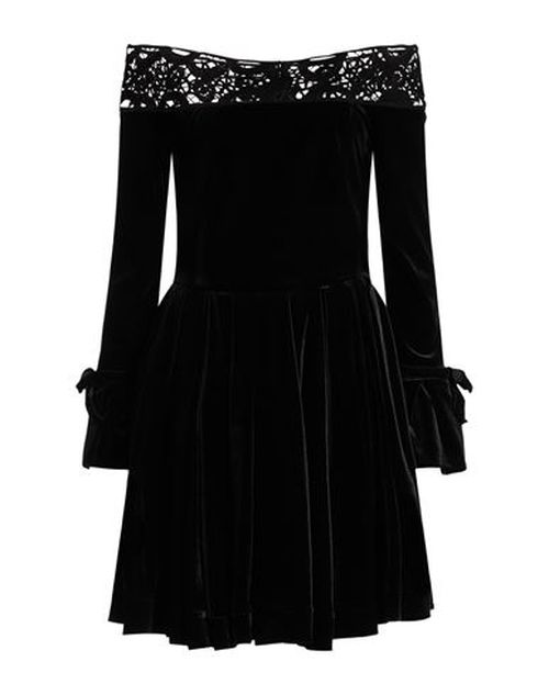 Woman Mini dress Black Size 8 Polyamide, Elastane