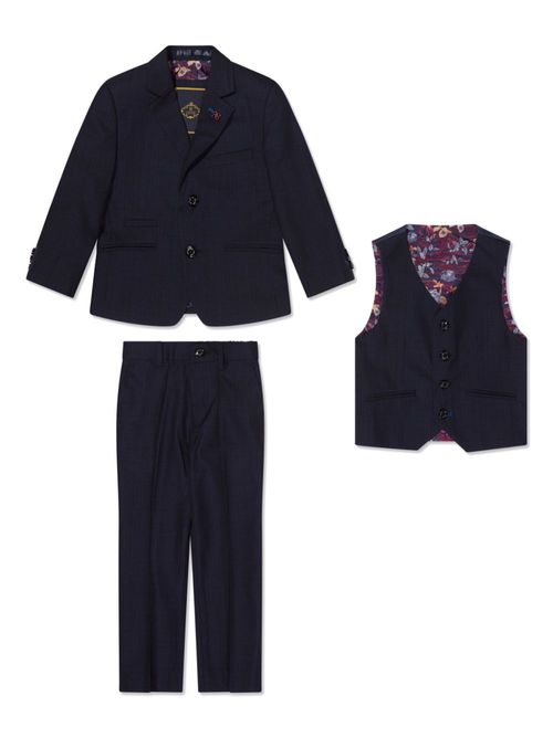 Single-breasted three-piece suit - Blue