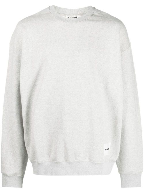 Logo-patch detail sweatshirt - Grey