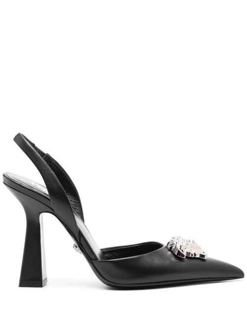 105mm La Medusa slingback pumps - Black