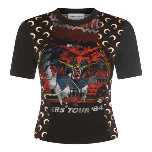 Graphic Moon-Print T-Shirt