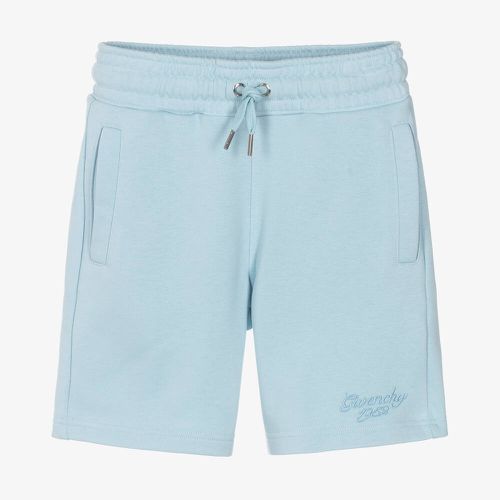 Givenchy | Boys Blue Cotton Jersey Shorts | Realry