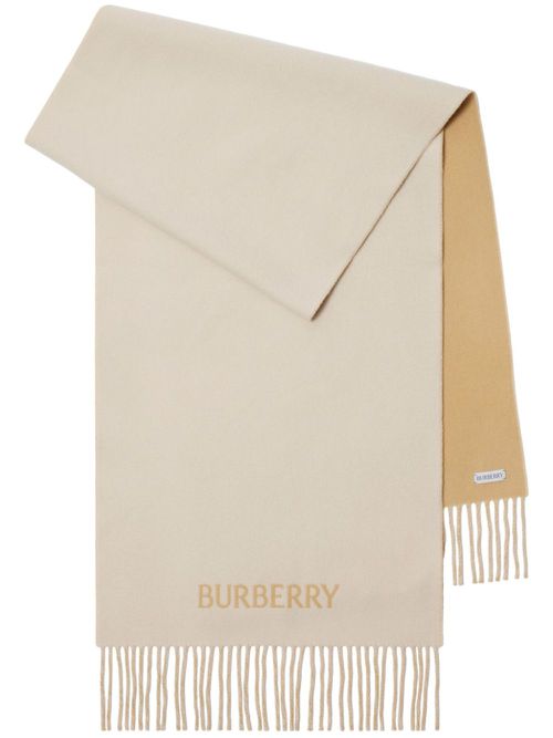 Reversible cashmere scarf - Neutrals