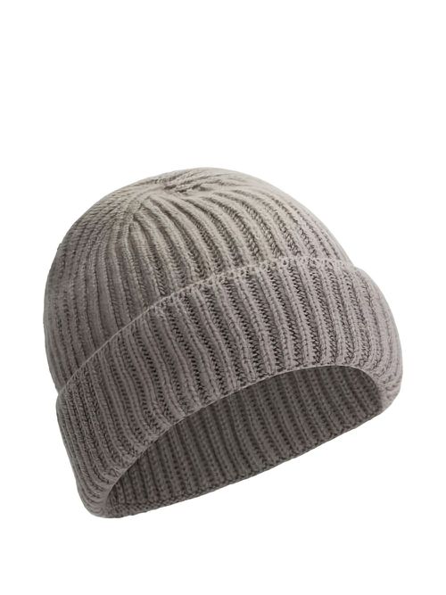 Doriani Cashmere ribbed-knit beanie - Neutrals