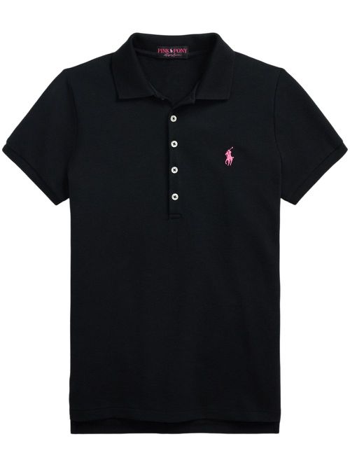 Pink Pony polo top - Black