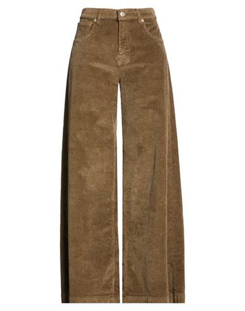 Woman Pants Taupe Size L Cotton, Modal, Elastane
