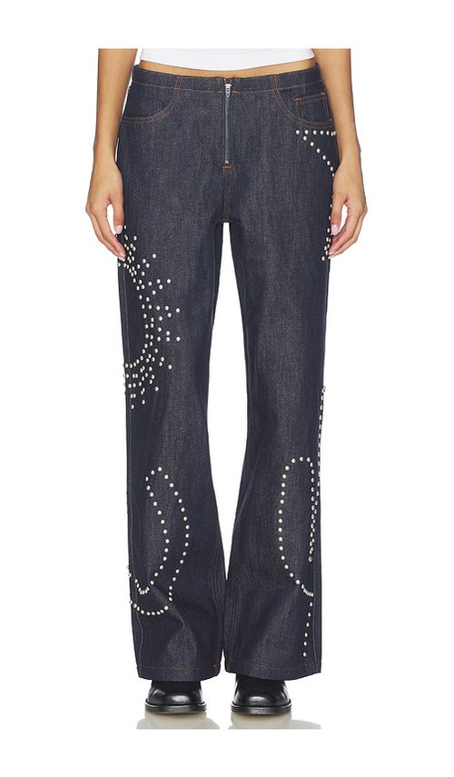 Understated leather texas sun wide leg en color negro 24 también , 26, 27, 28