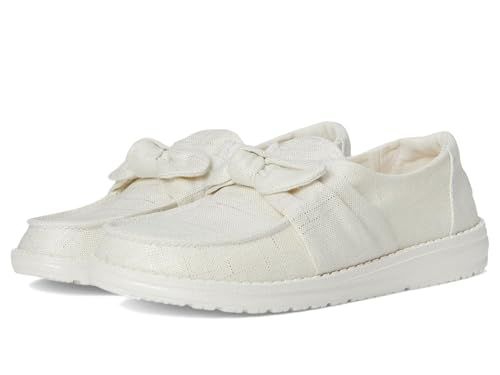 HEYDUDE Women's Wendy Bow Shimmer Black