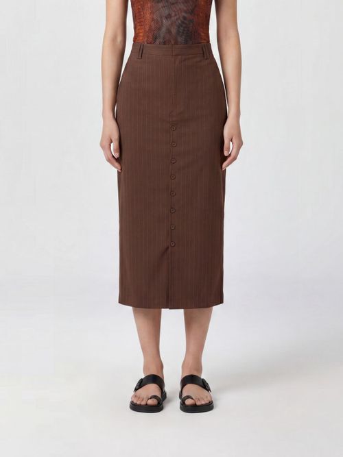 Skirt Woman color Brown