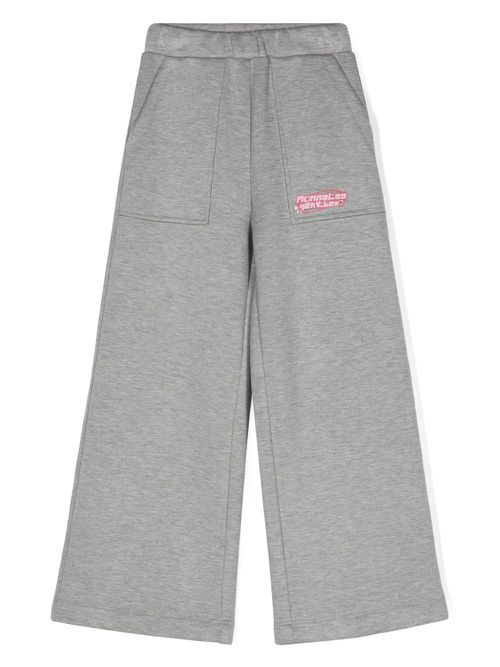Logo-print track pants - Grey