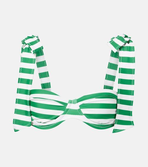 Lady striped bikini top