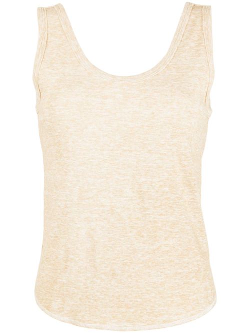 Scoop-neck tank top - Neutrals