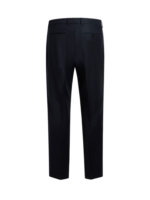 Wool Trousers — Navy