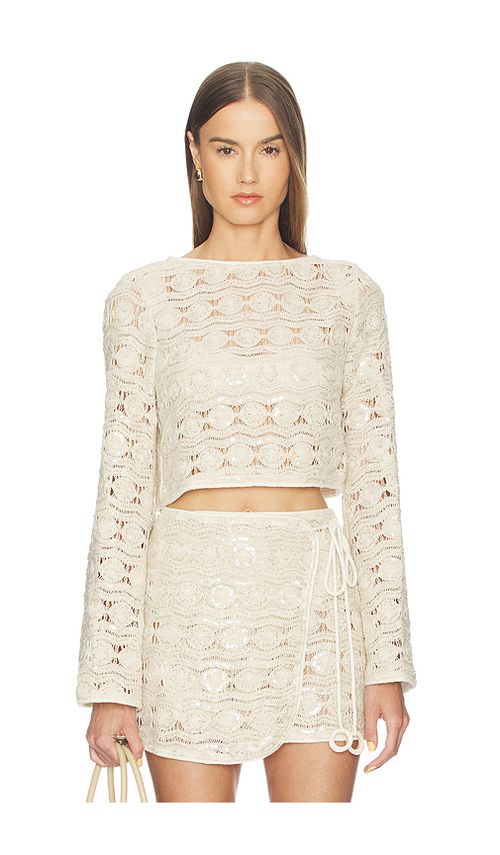 AZULU Nico Top in Ivory. - L also in M, S