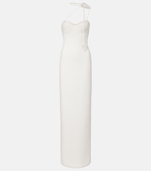 Embroidered gown