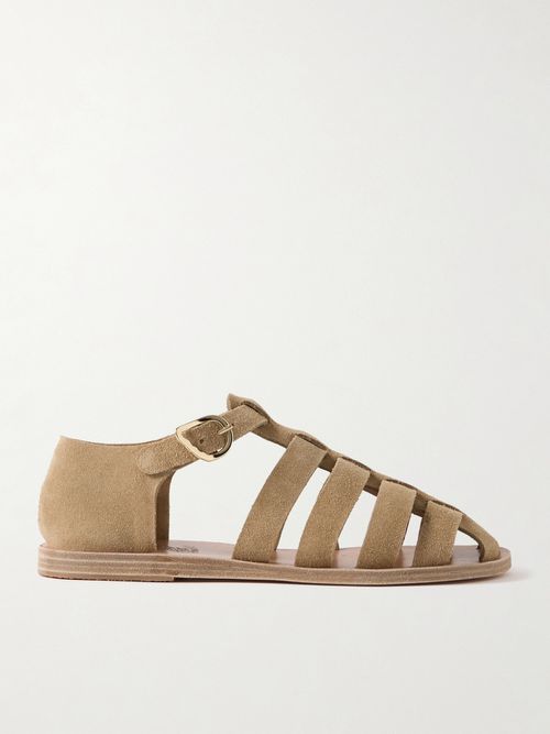 Homeria Suede Sandals - Neutrals