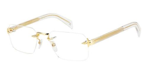 David Beckham DB 7116 LOJ/2Y Men's Eyeglasses Gold Size 54 - Blue Light Block Available