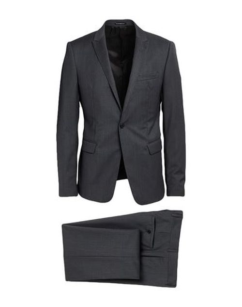 David Line Man Suit Grey Size 40 Virgin Wool