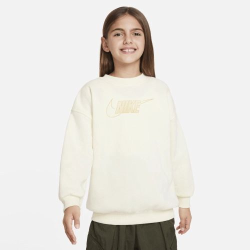 Kids Sportswear Club Fleece FJ6161-113 Sweatshirt Ivory Active JAX114