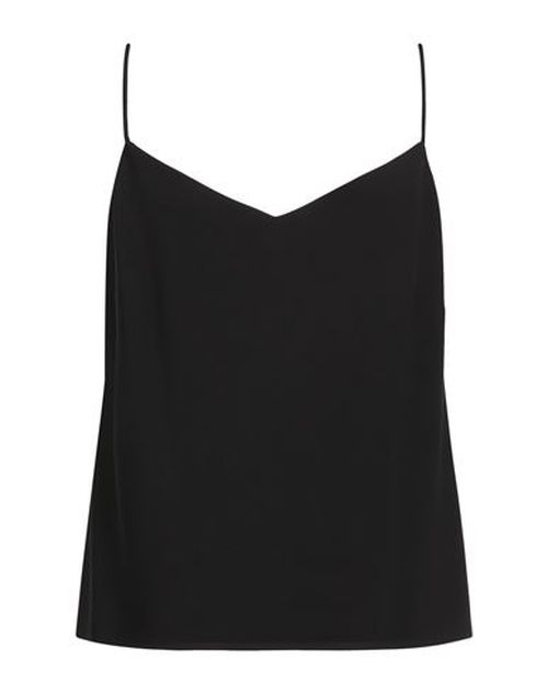 Woman Top Black Size 14 Polyester, Elastane