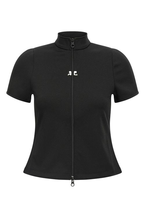 'Interlock Zipped' Top