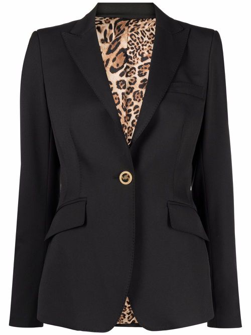 Cady skull encrusted blazer - Black