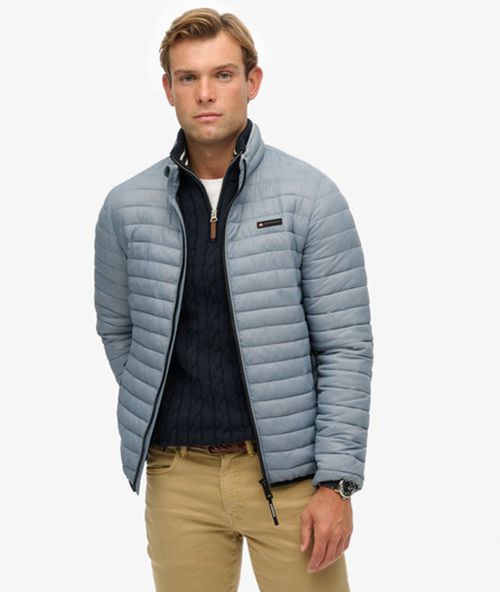 Superdry en's Fuji Lite Padded Jacket Blue