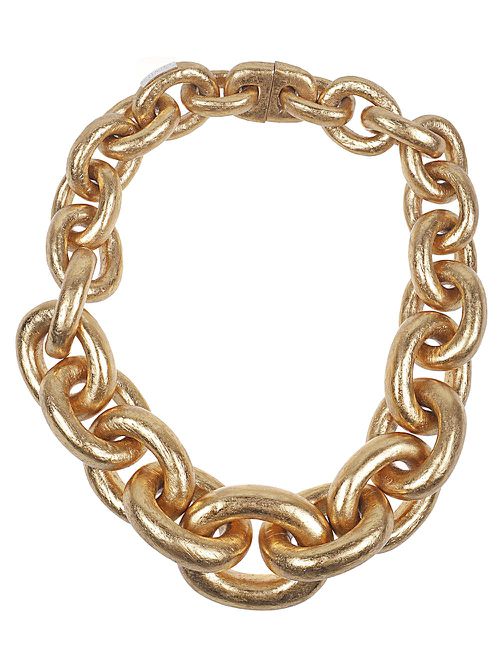 Catena Wood And Goldfoil Necklace